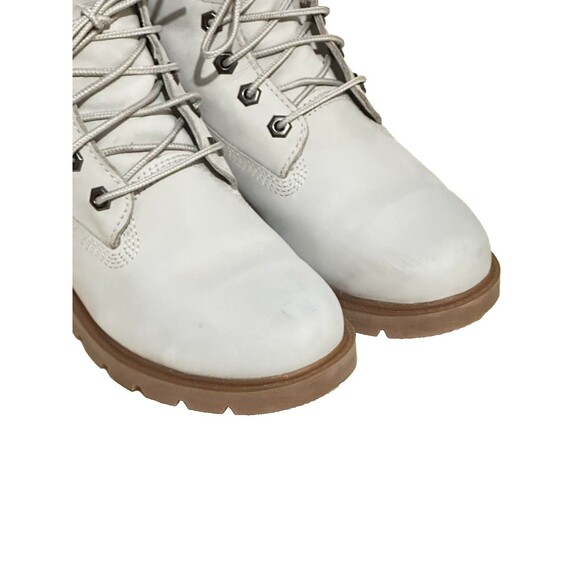 Timberland Women’s Linden‎ Woods 6'' Light Taupe Leather Waterproof Combat Sz 7 - Picture 5 of 9